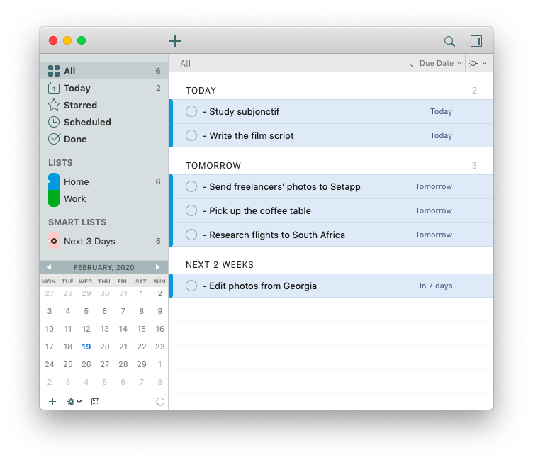 best todo software for mac