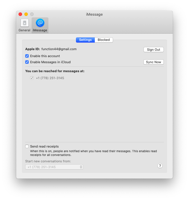 messaging app for iphone on mac