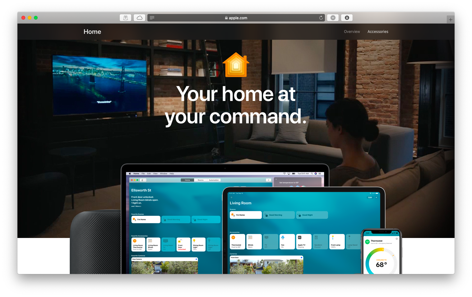 Apple home HomeKit app Mac