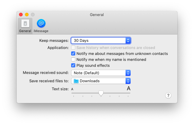 text messages on mac laptop