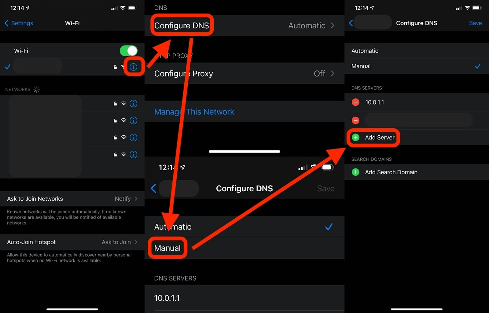 dns server configuration