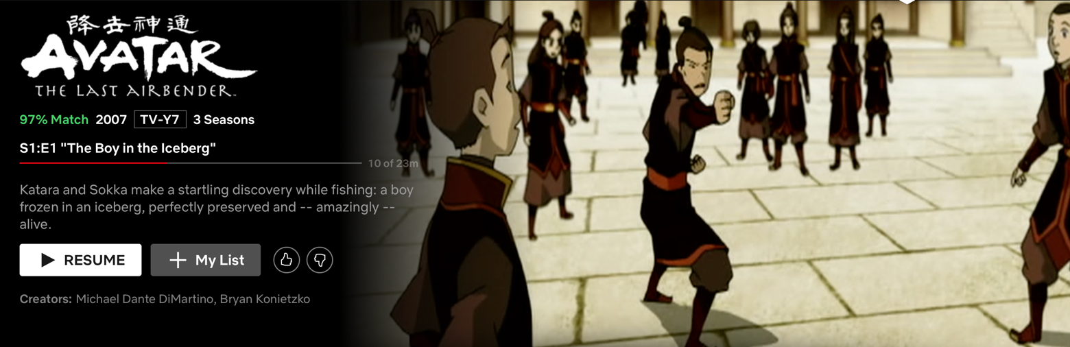 Netflix Avatar Last Airbender