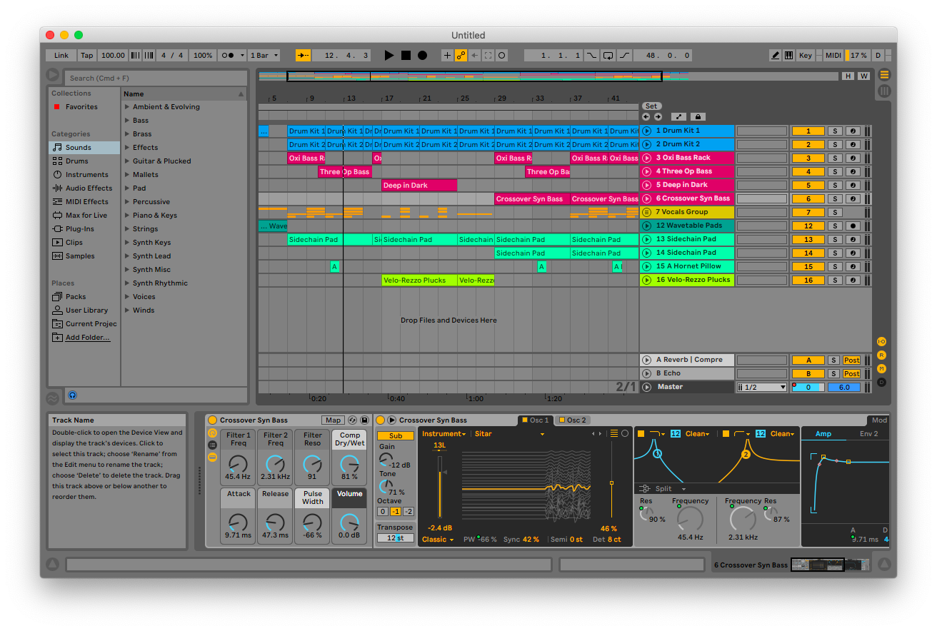 Ableton Mac music making software