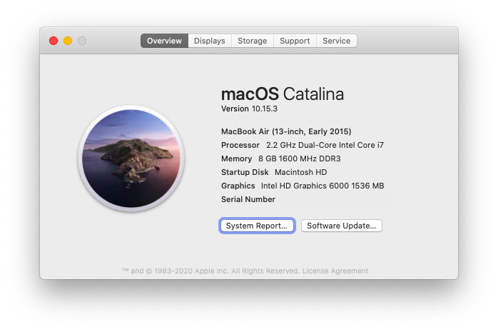 check mac specs with serial number