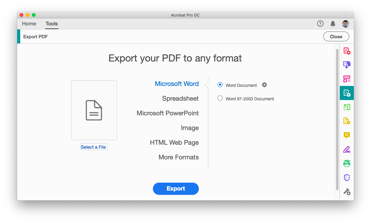 Convert Pdf To Word Document Using Adobe Acrobat Pro