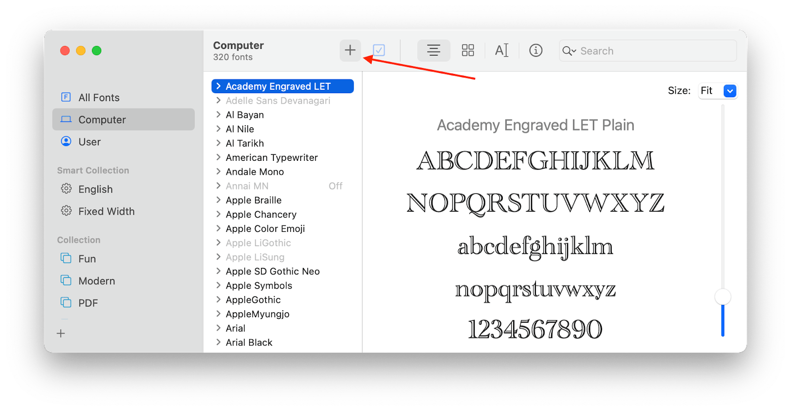 how to download fonts on mac