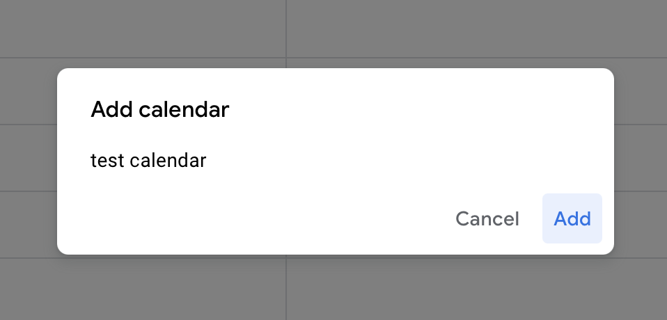 add google calendar