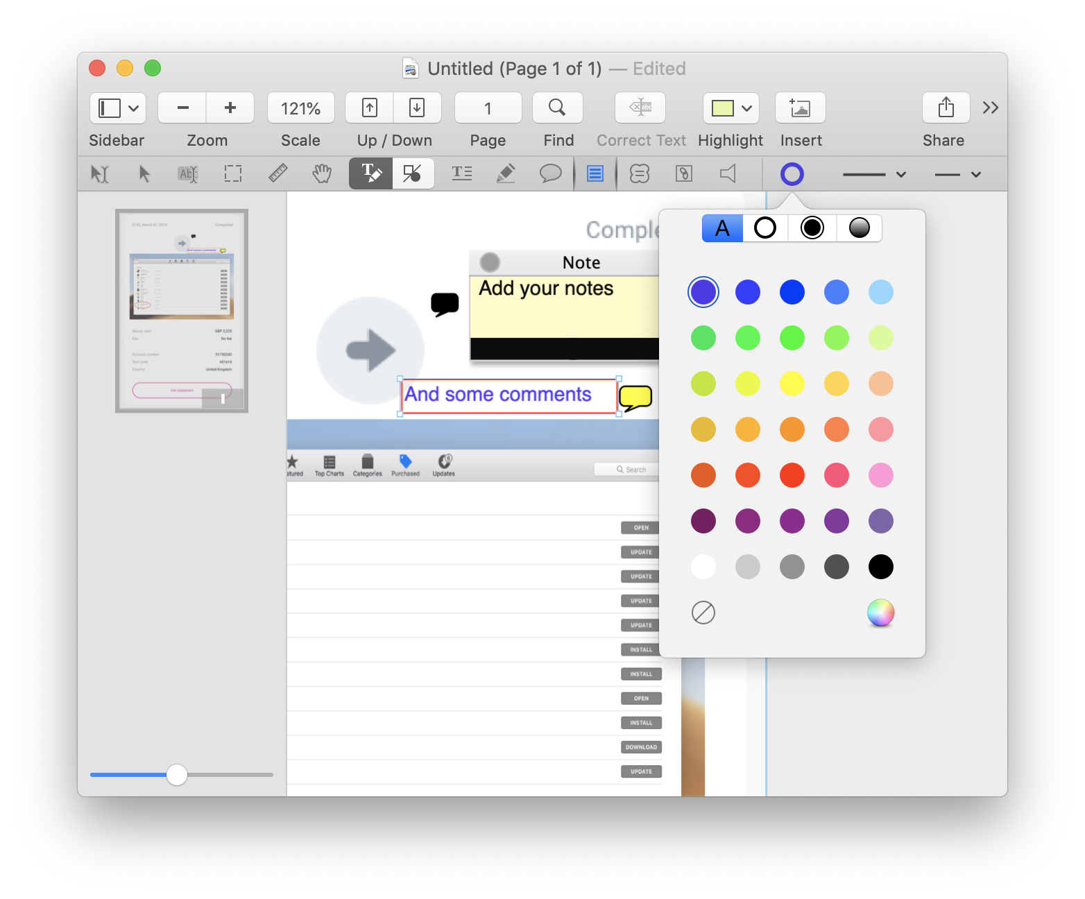 highlighting tool for mac notes