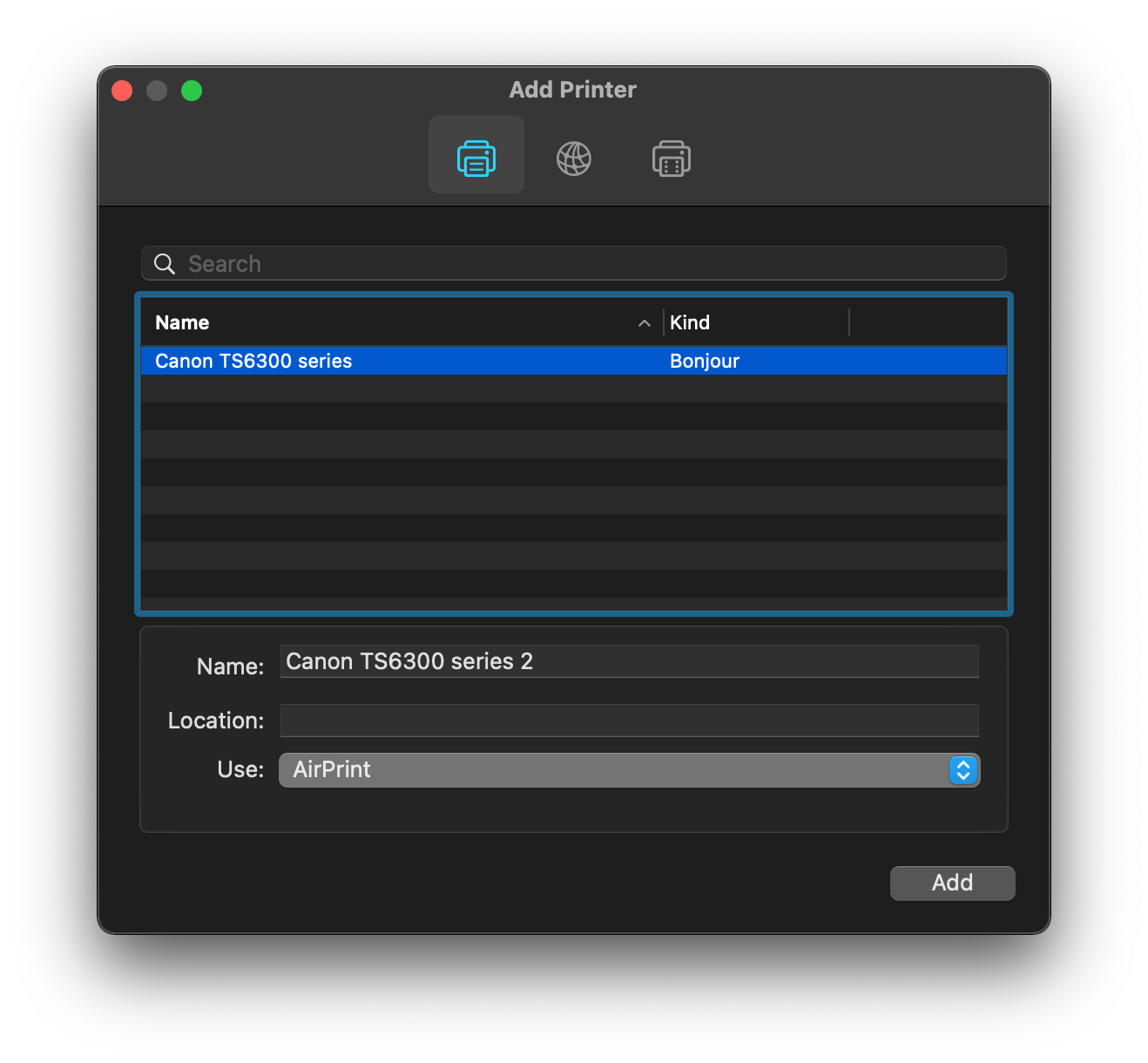 how to add wireless printer to mac pro