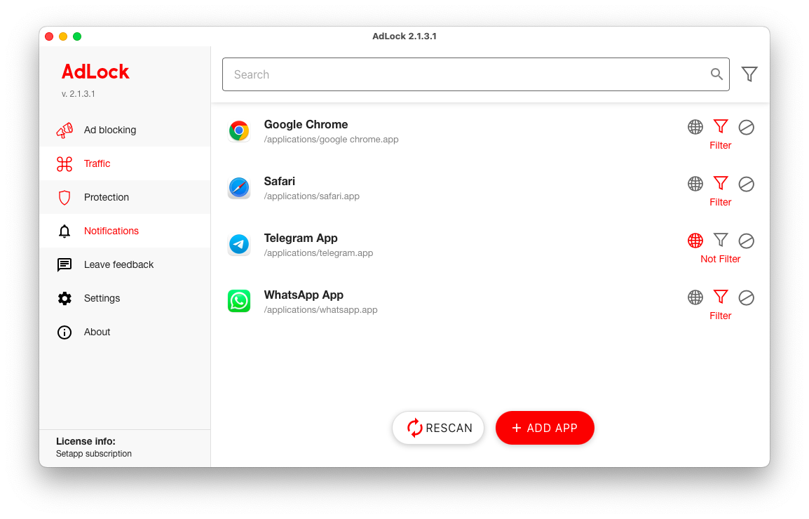 DNS filtering