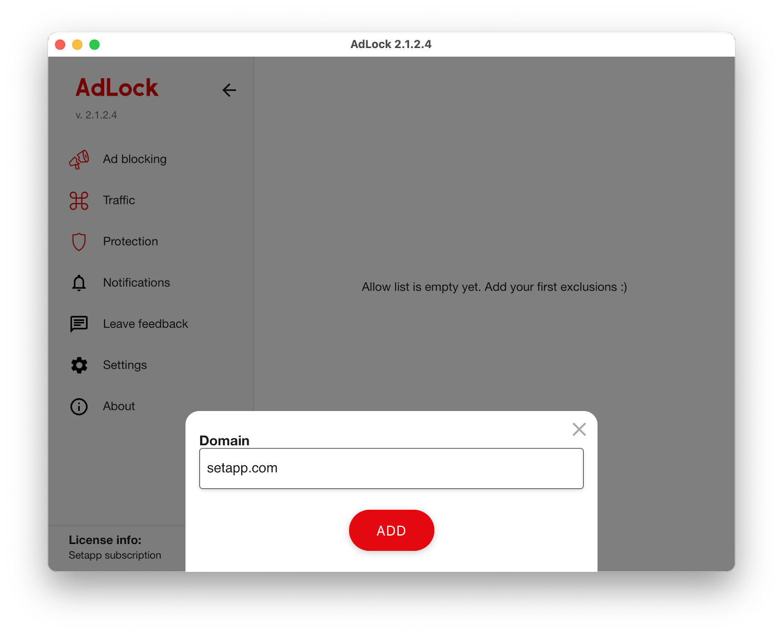 adlock setapp