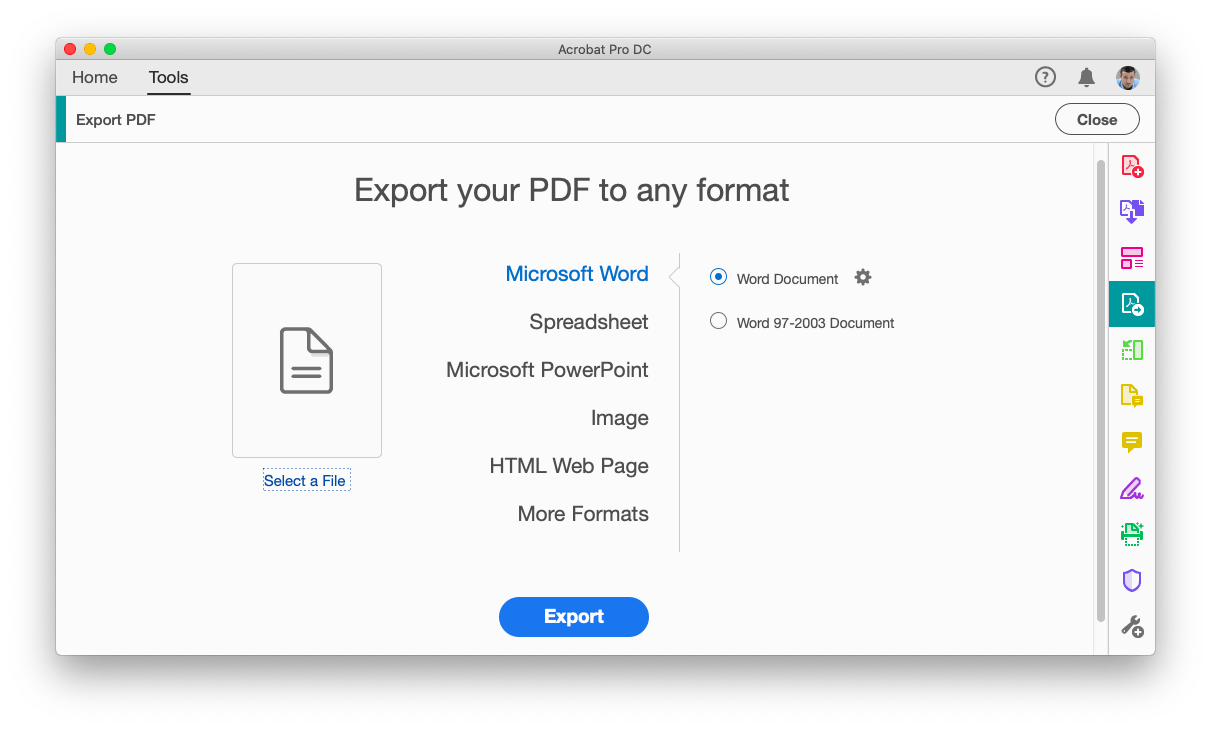 converting ms word mac to pdf