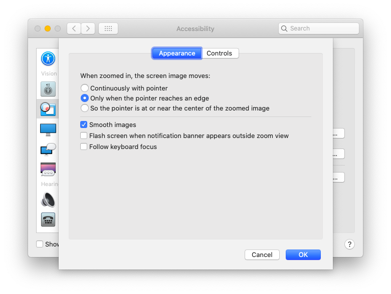 zoom text for mac