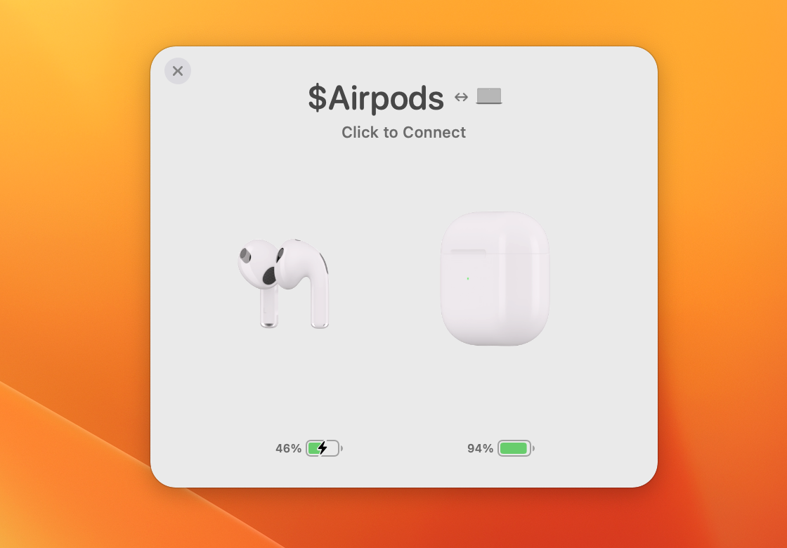 Connect airpods discount to my mac