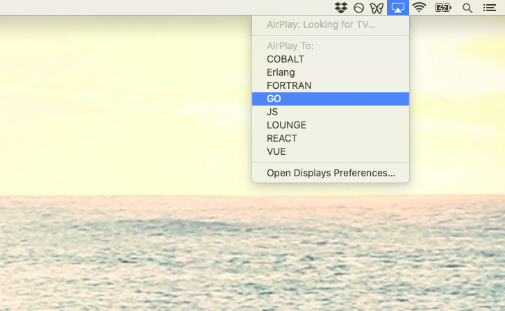 Airplay iPad sidecar option Airplay iPad sidecar option