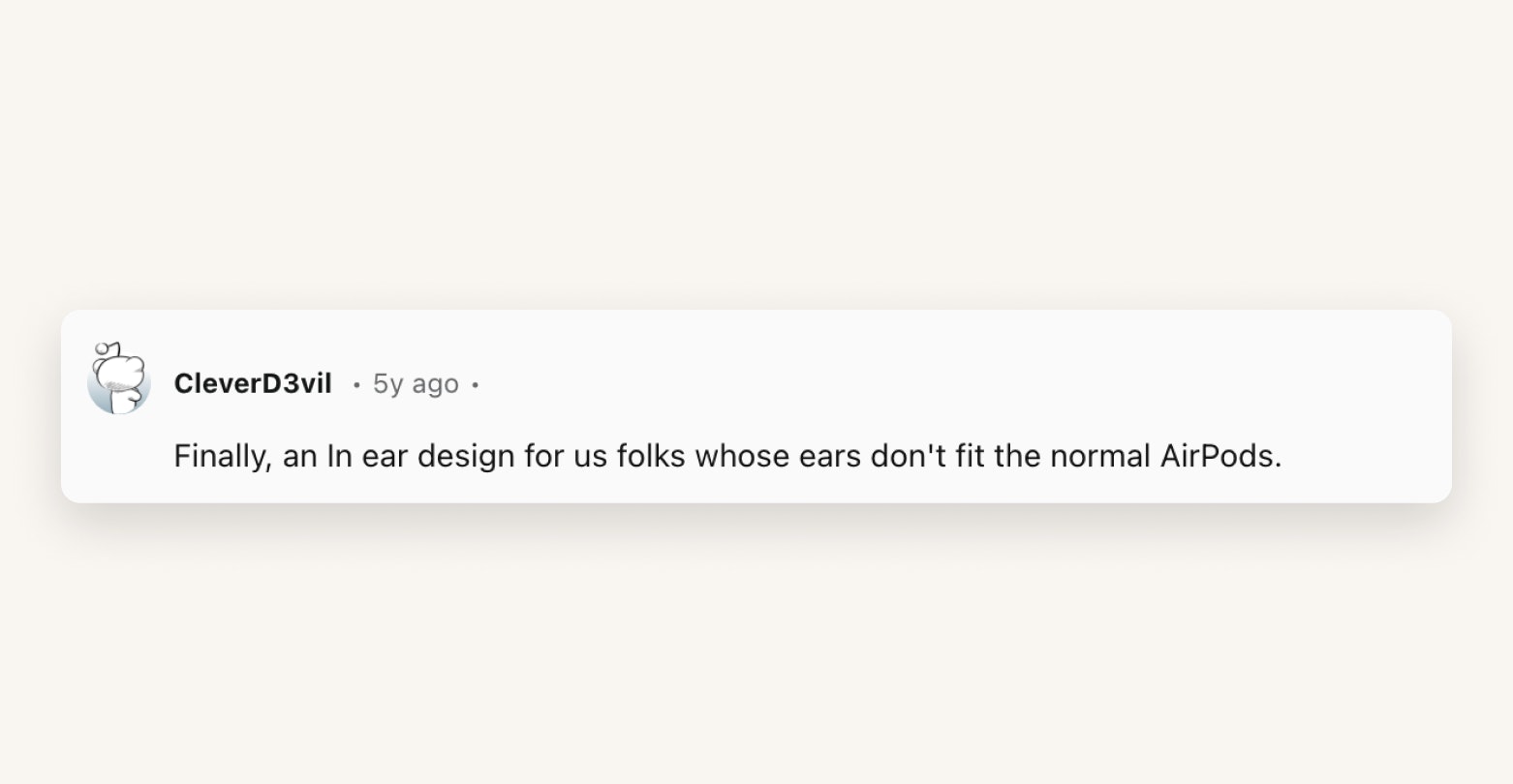 airpods pro 1 comment