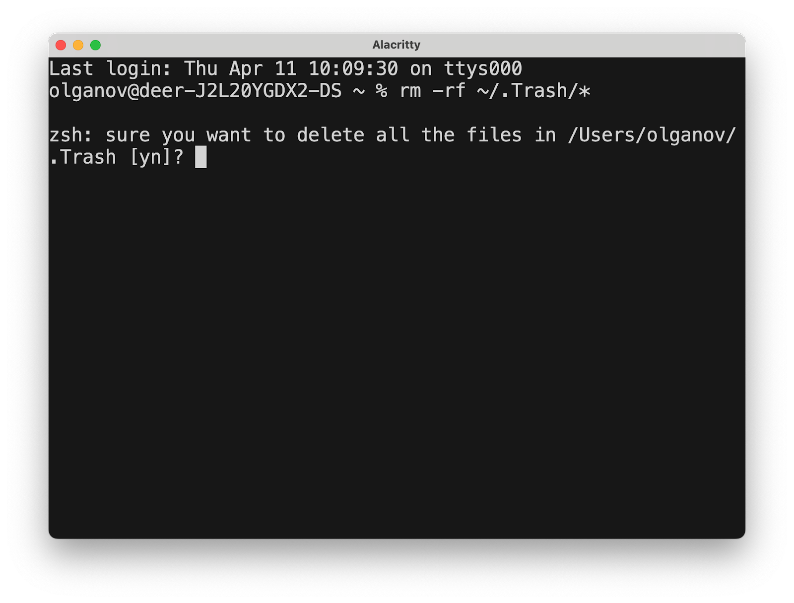 alacrity terminal for mac