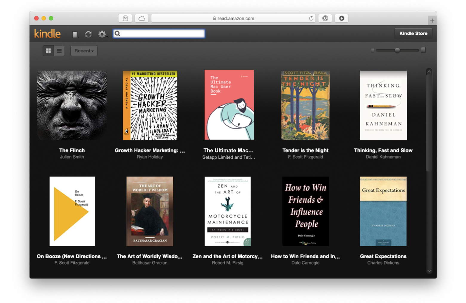 logout of kindle for mac