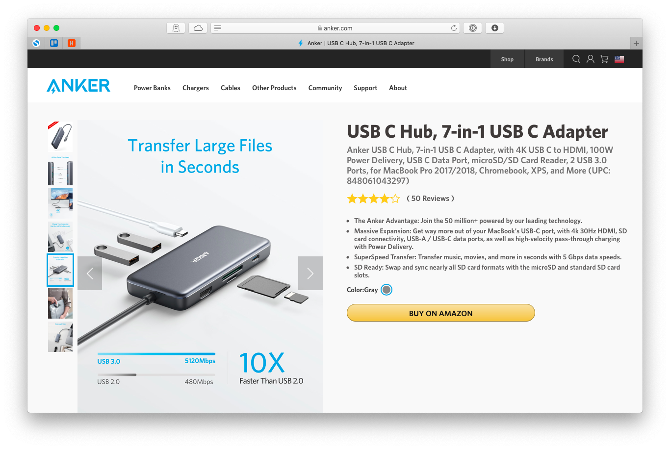 Anker 7-in-1 USB-C Hub