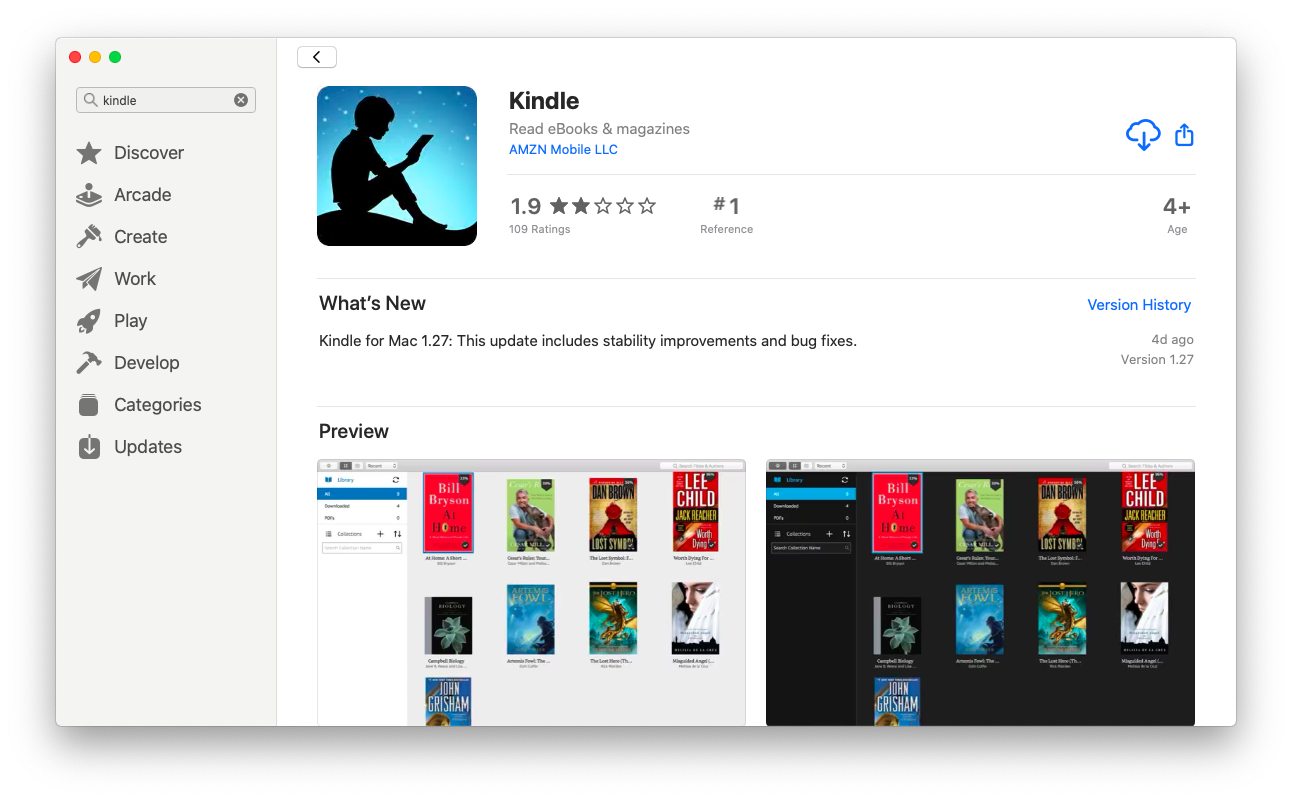 App Store Kindle Mac download