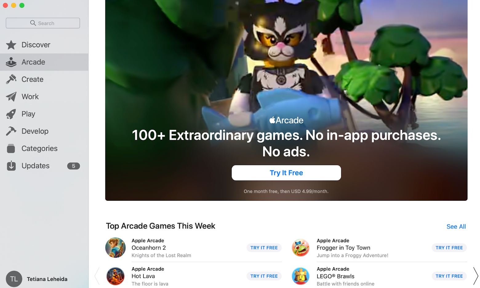 Apple’s games subscription as a gift