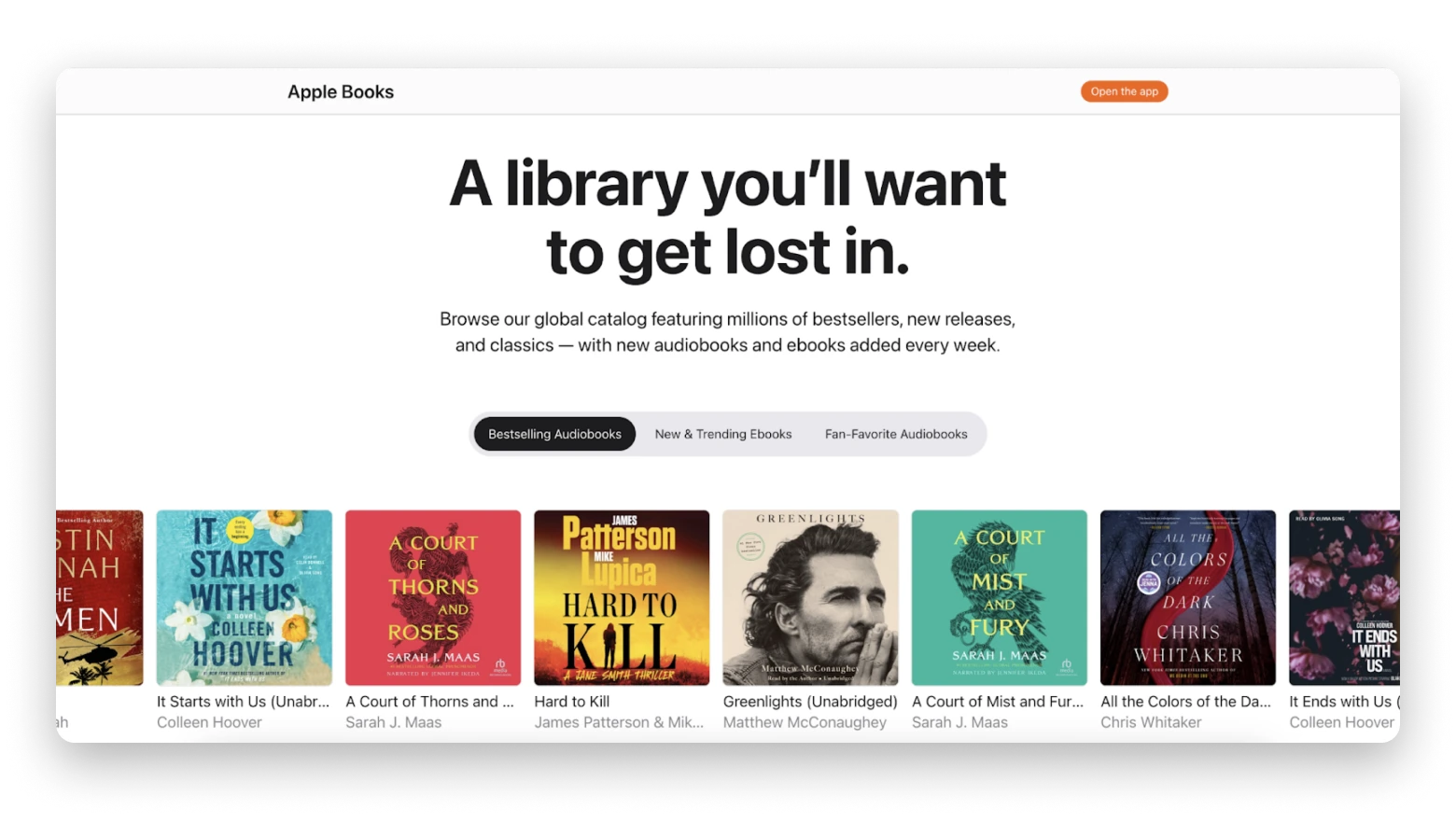 Apple Books - Bestselling Audiobooks