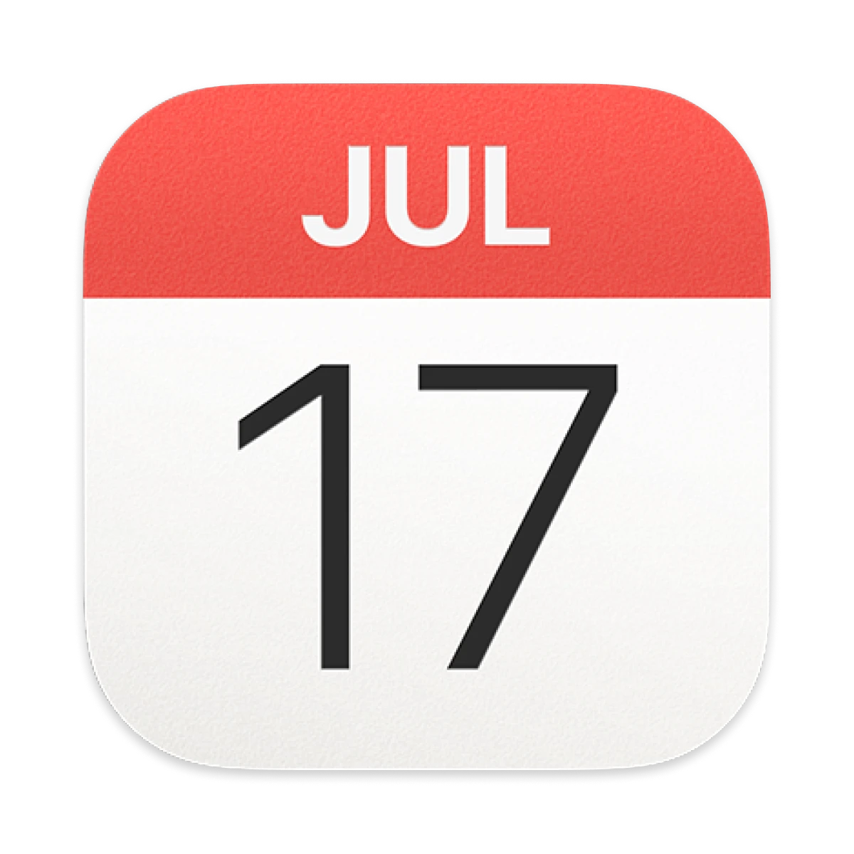 Apple calendar logo