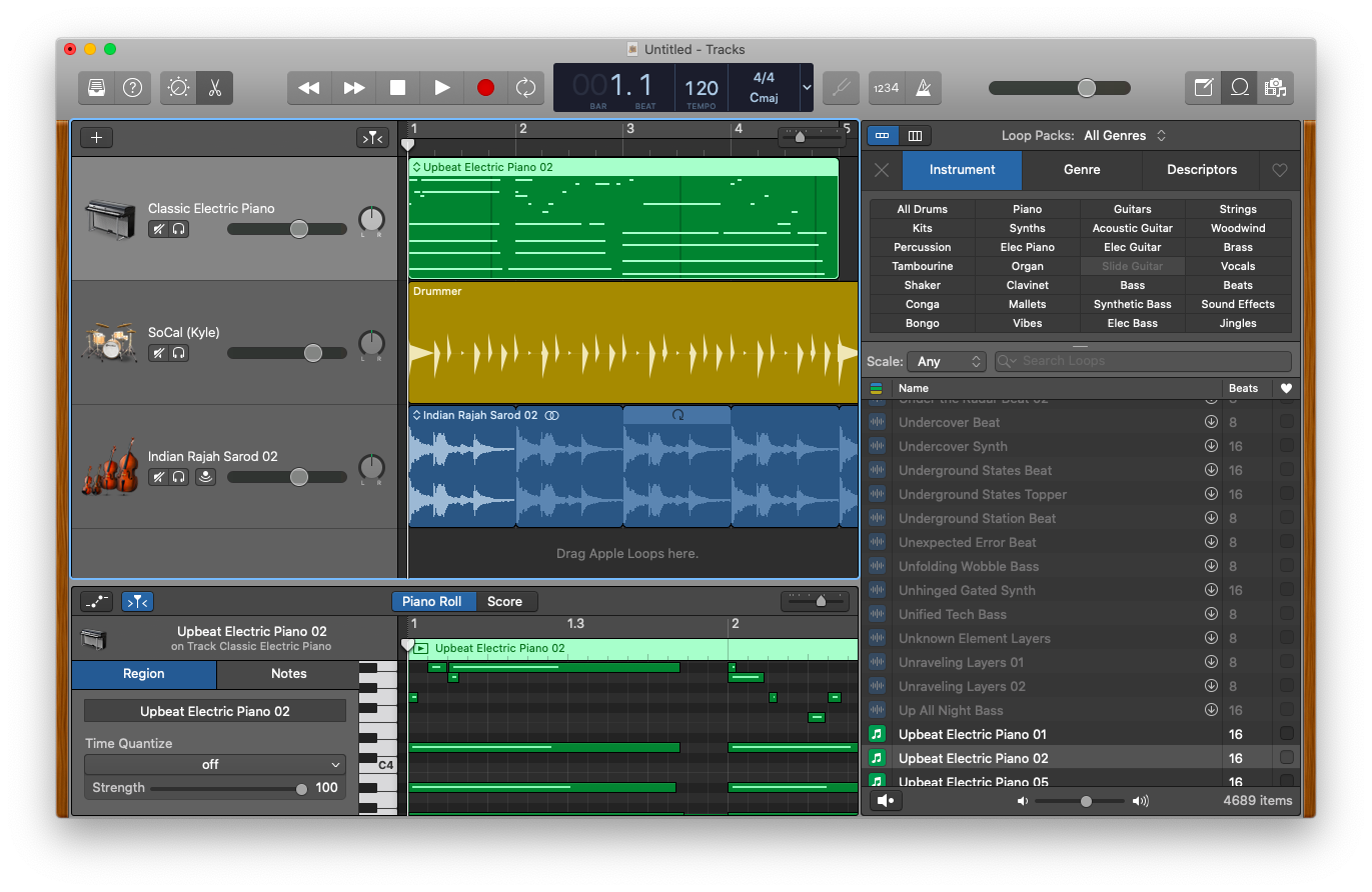 Apple loops Mac GarageBand