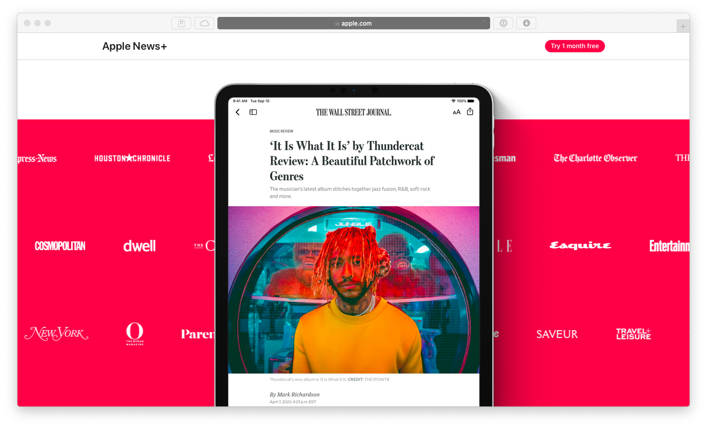 Apple News Plus subscription Mac