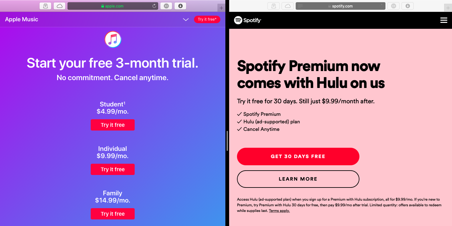 Comparison: Spotify Free vs. Spotify Premium