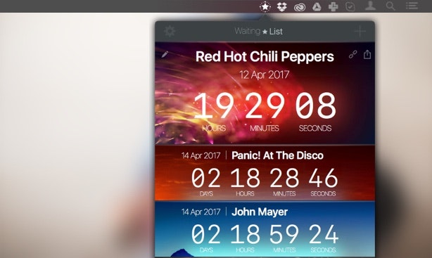 WaitingList countdown app