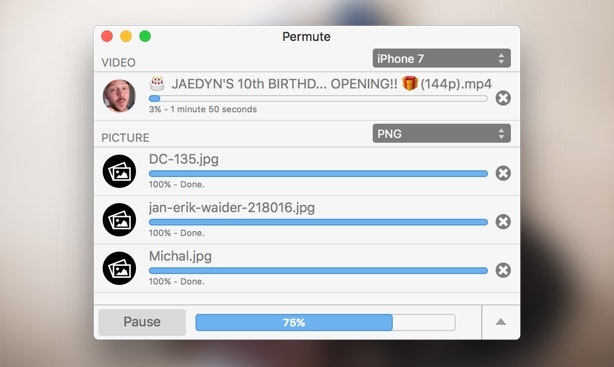 Convert any media with Permute