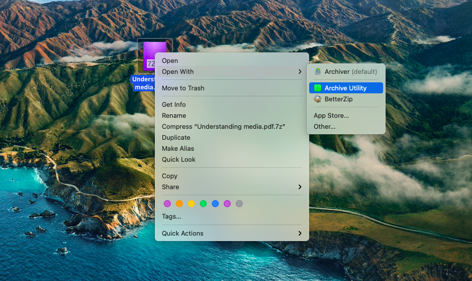 how to zip multiple files on mac