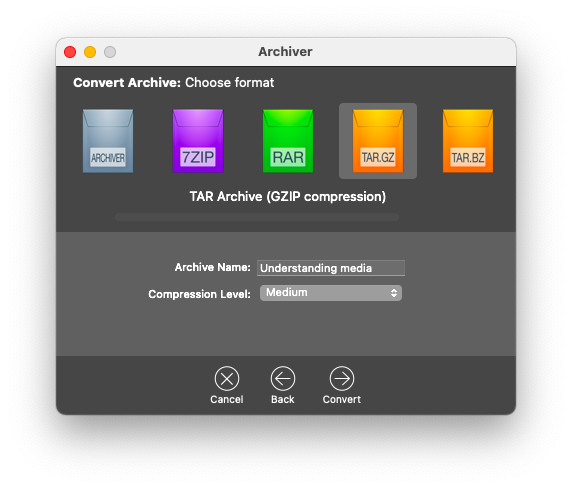 mac gzip file