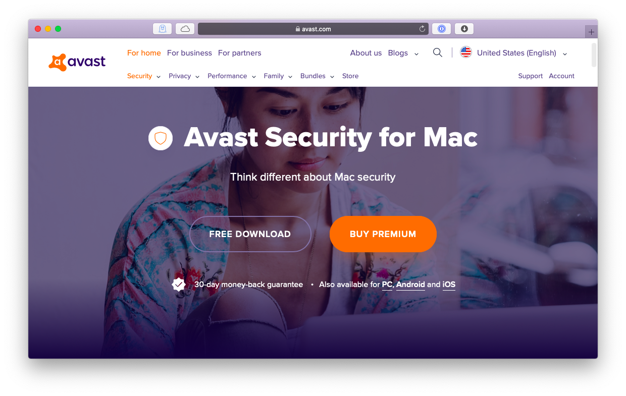 Avast free antivuris Mac protection