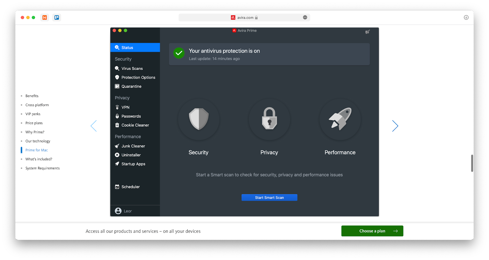 avira prime mac antivirus