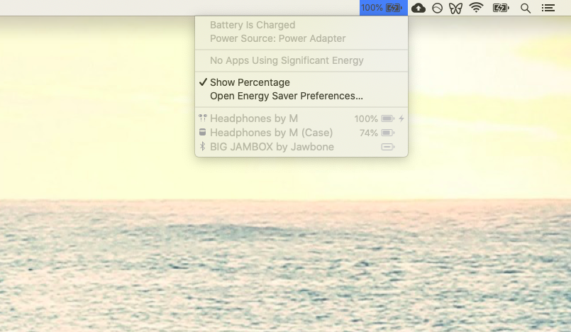 Batteries Mac app monitor