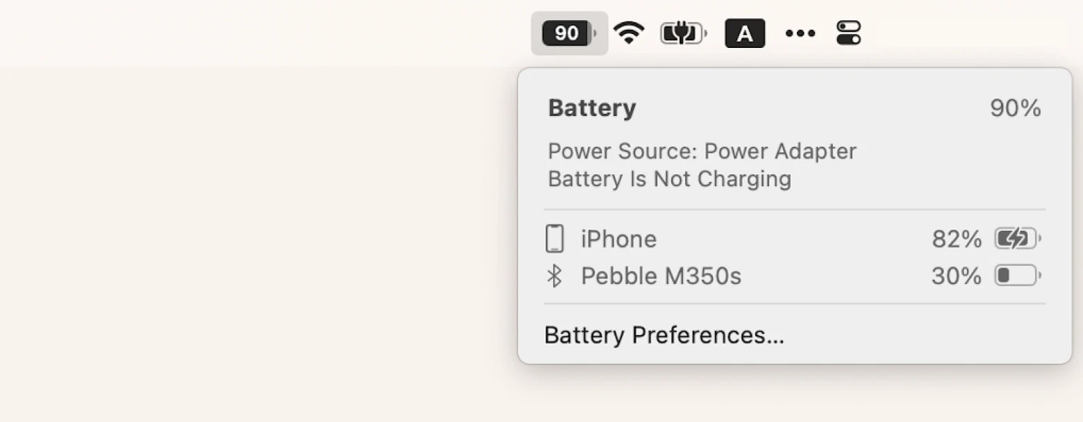 Batteries charge level monitor Batteries charge level monitor