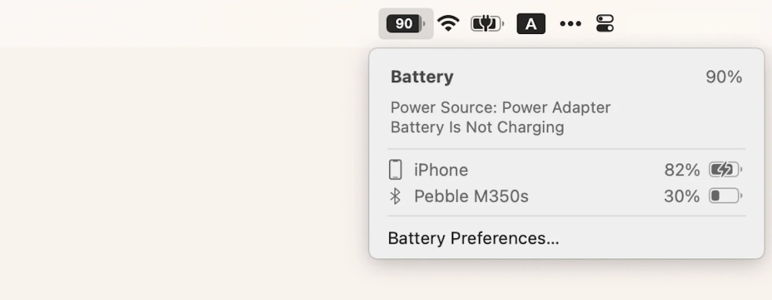 Batteries charge level monitor