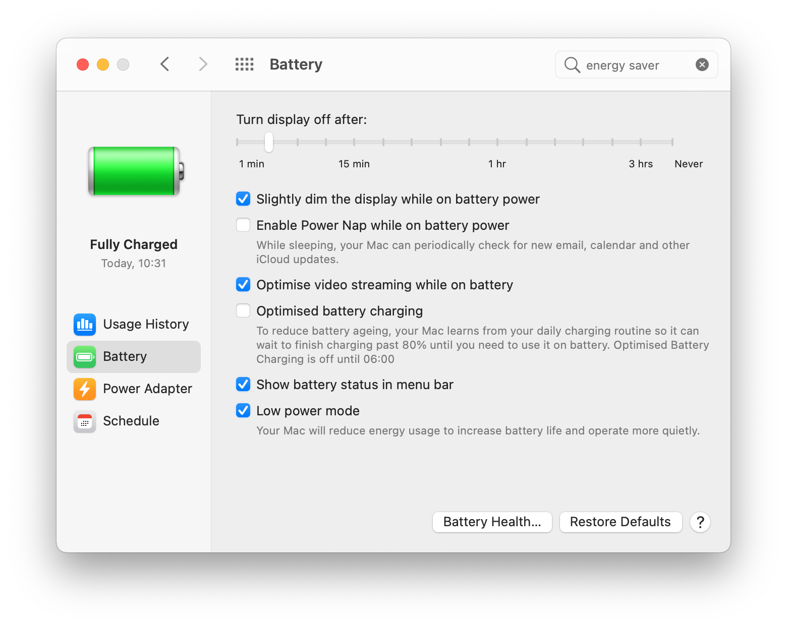best battery safing app for mac