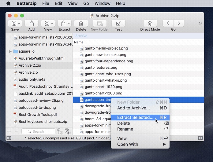 software to extract zip files mac