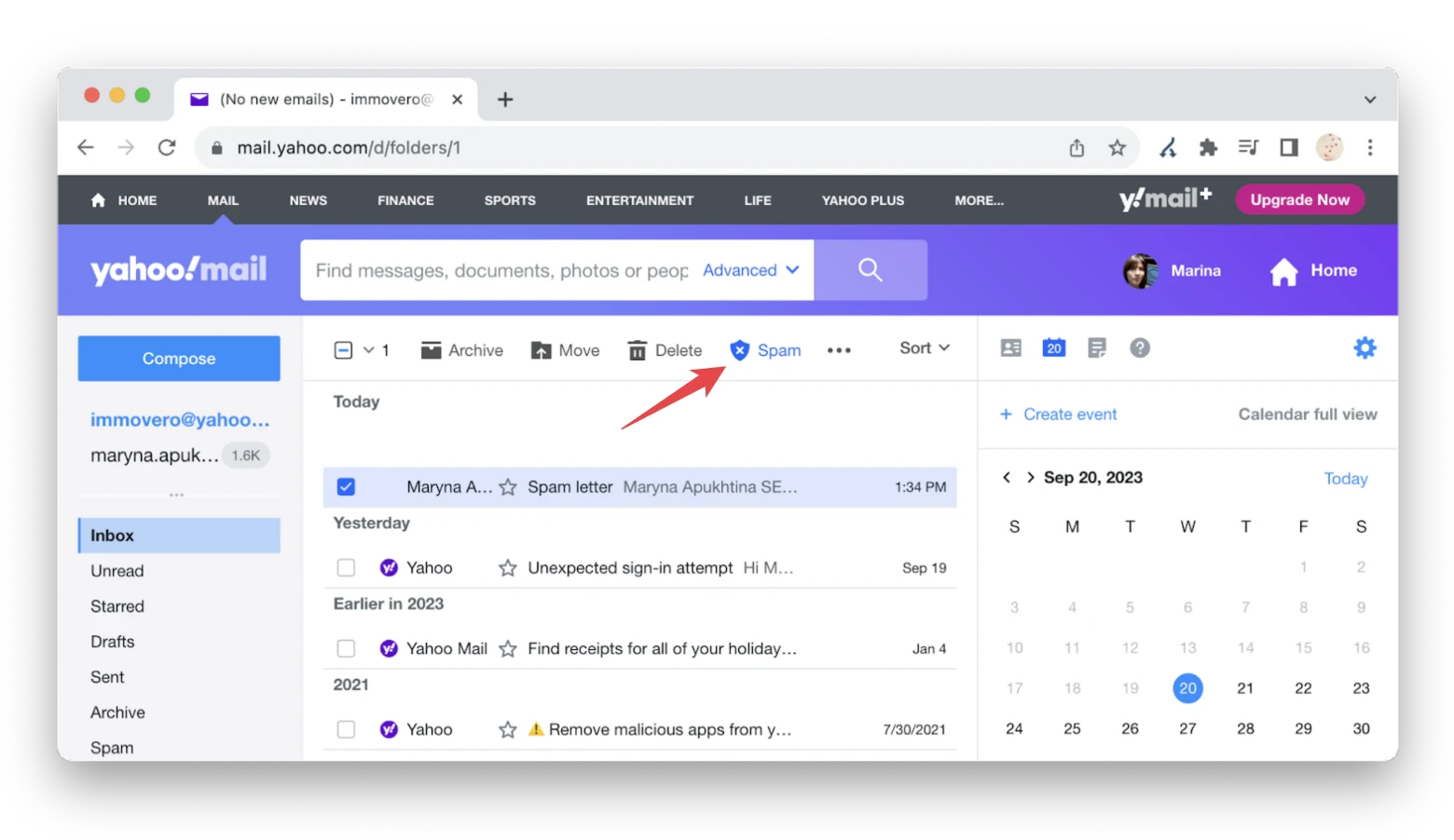 How to Search for Messages in Yahoo Mail