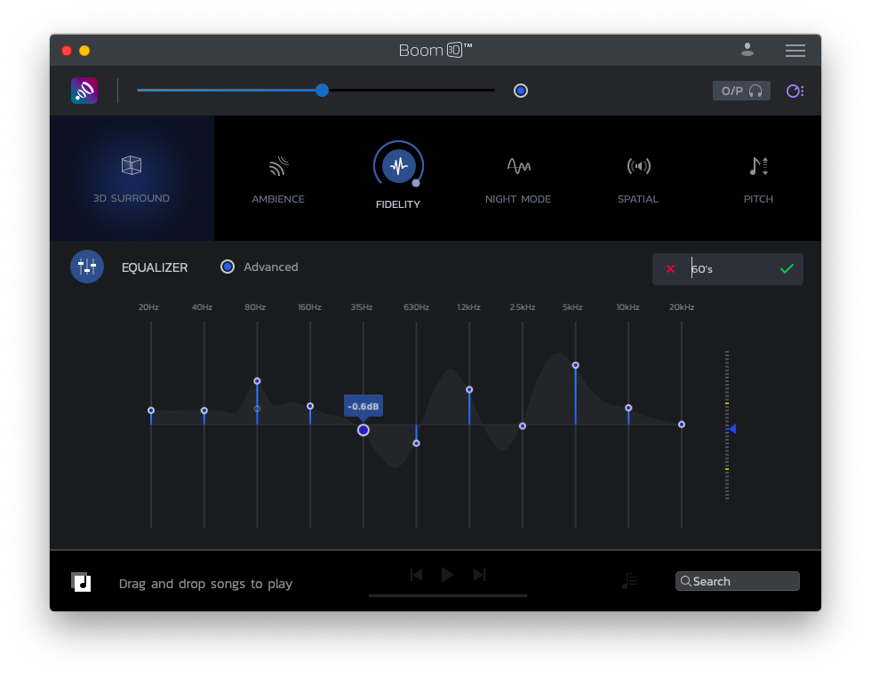 Boom 3D equalizer mac