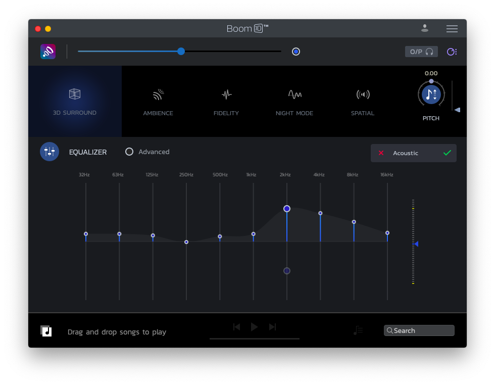 Boom 3D music equalizer volume booster Mac