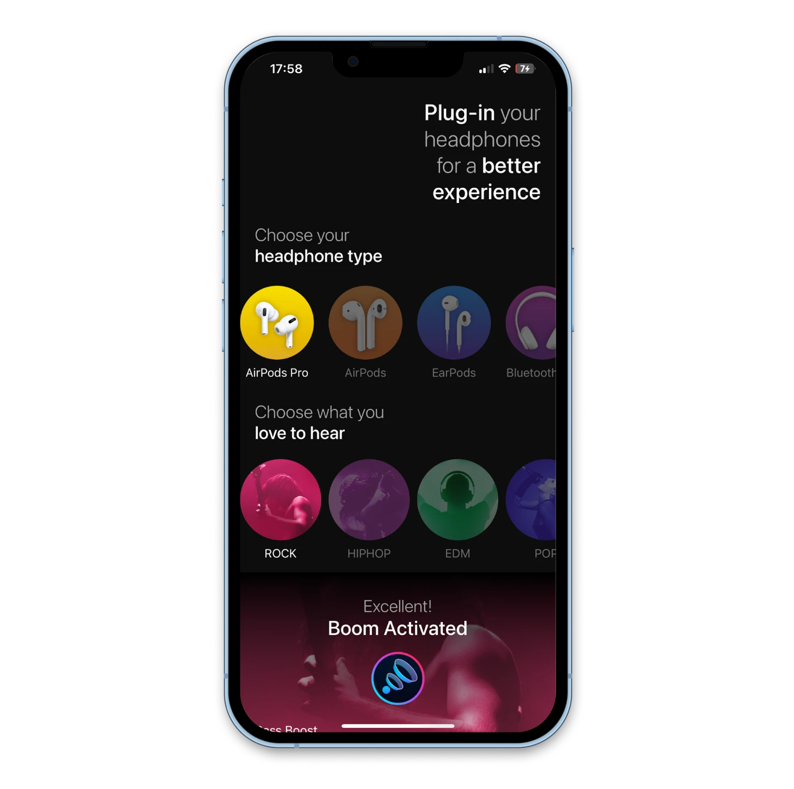 boom 3d setup ios