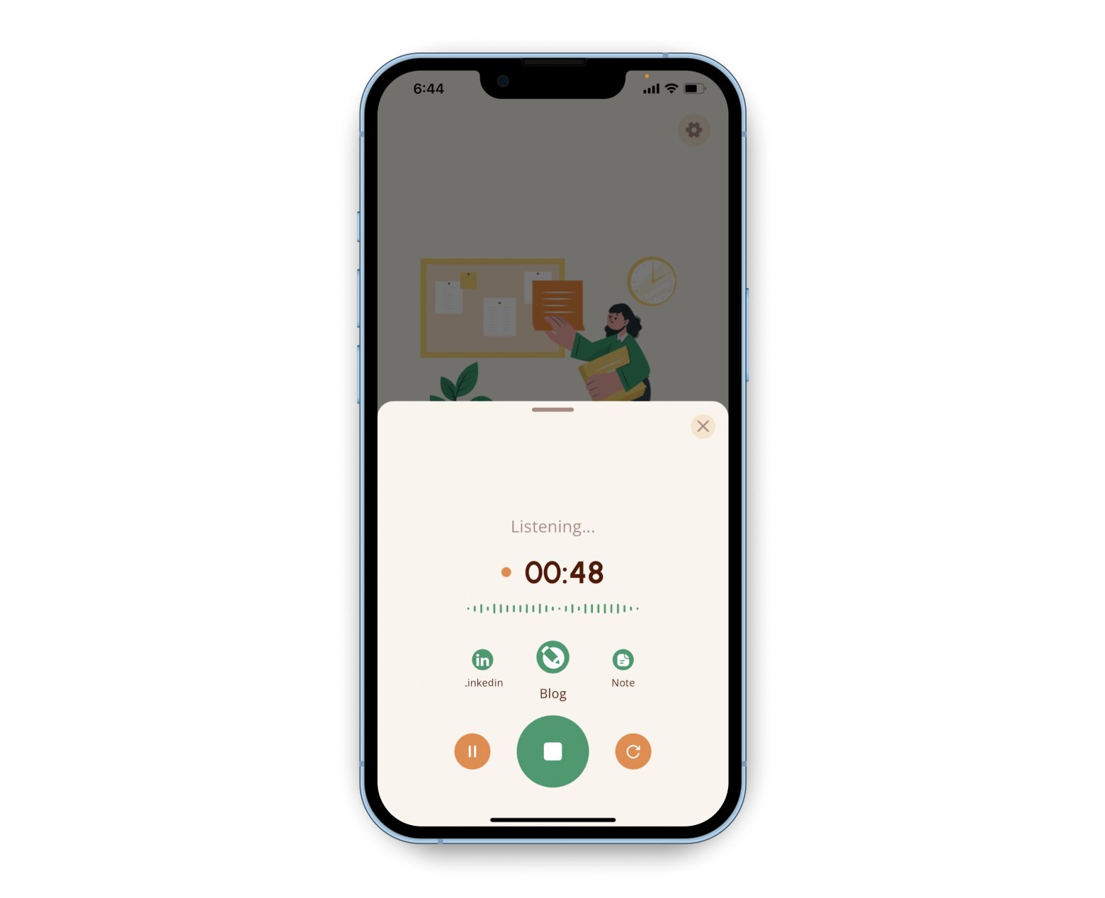 how to do voice text on iphone 15