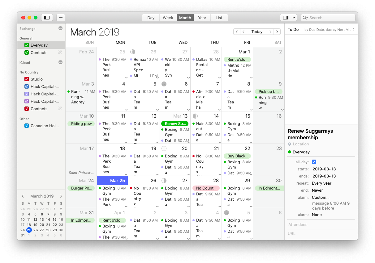 best free calendar app for mac 2018