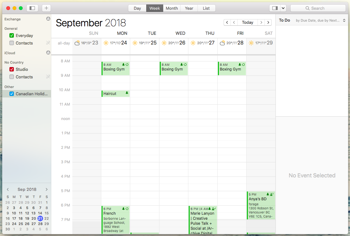 busycal simple calendar