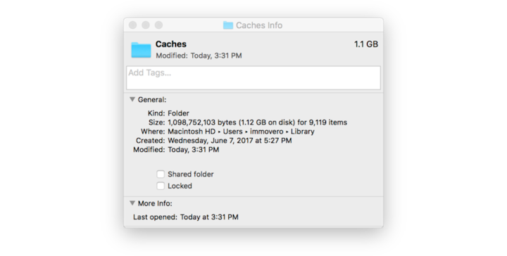 How to clear cache on a Mac