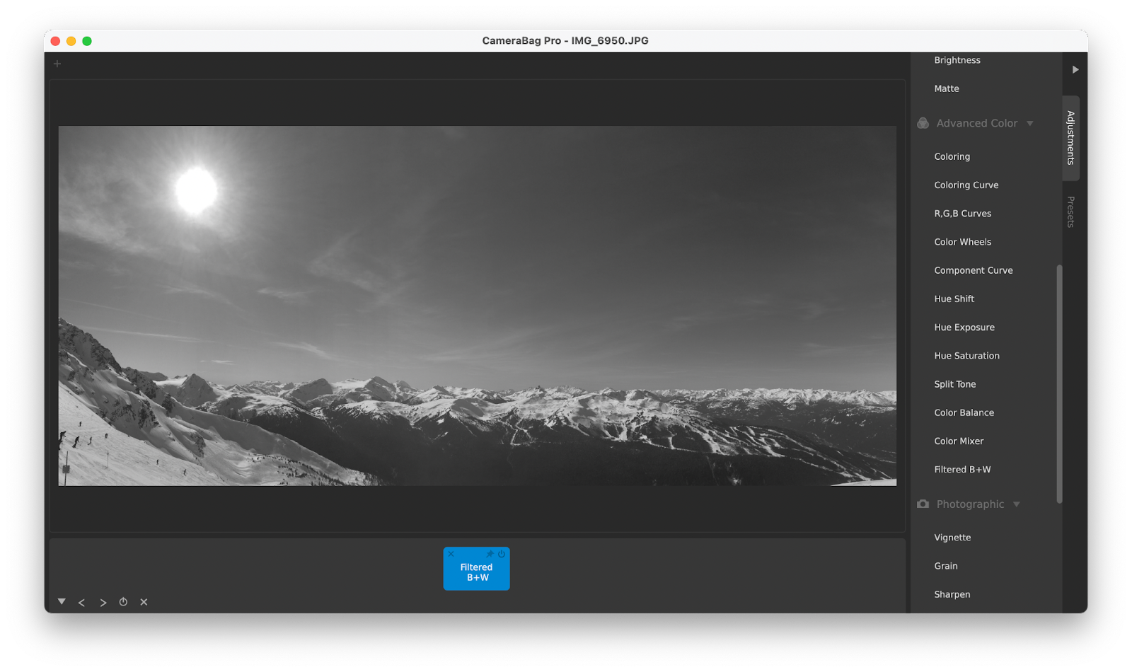How to make image black and white and back